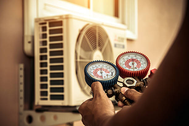 Professional Air Conditioning Service technician working in Ashford, AL